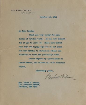 Lot #100 Woodrow Wilson Typed Letters Signed - Image 3