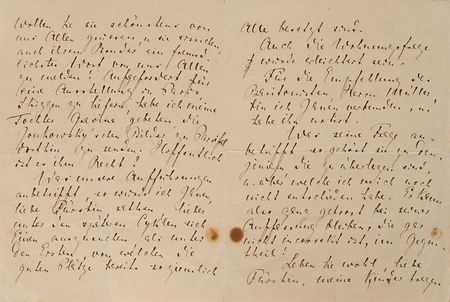 Lot #675 Cosima Wagner Handwritten Letter Signed - Image 2