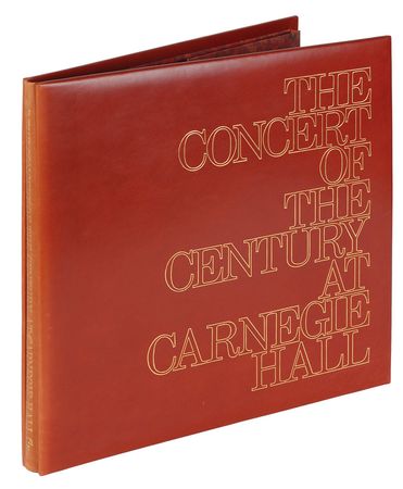 Lot #642 The Concert of the Century at Carnegie Hall Book - Image 3