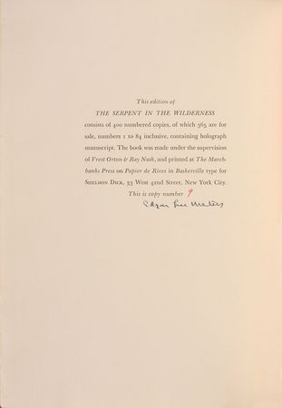 Lot #594 Edgar Lee Masters - Image 1