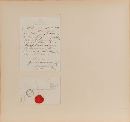 Lot #315 King Edward VII Handwritten Letter Signed - Image 2