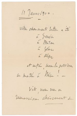Lot #656 Jules Massenet - Image 1