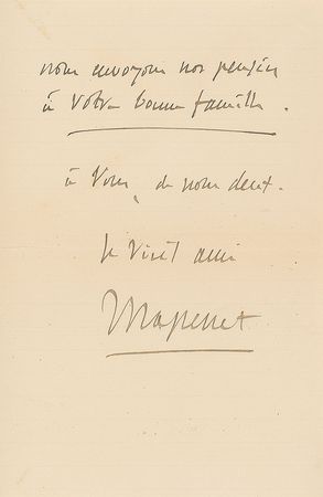 Lot #656 Jules Massenet - Image 2