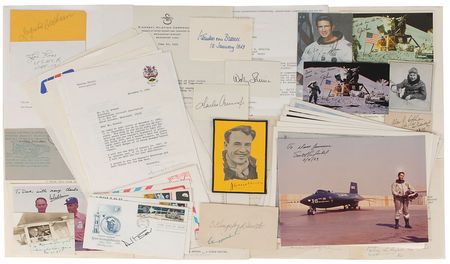 Lot #396 Aviation and Space Collection: Massive aerospace collection featuring hundreds of autographs - Image 1