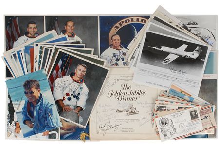 Lot #396 Aviation and Space Collection: Massive aerospace collection featuring hundreds of autographs - Image 2