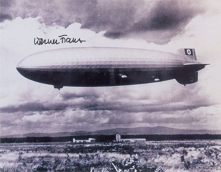 Lot #400 Hindenberg: Werner Franz Signed Photograph - Image 2