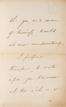 Lot #304 Benjamin Disraeli Handwritten Letter Signed - Image 3