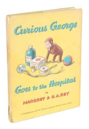 Lot #573 H. A. Rey: First edition with fantastic Curious George sketch and inscription - Image 2