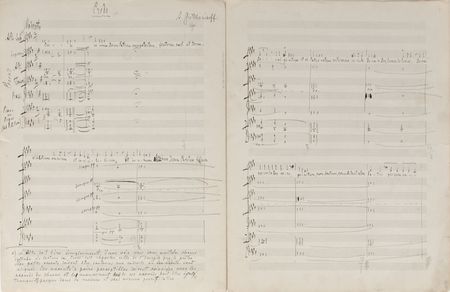 Lot #619 Alexander Gretchaninov: Brilliant choral manuscript for ?Credo? - Image 2