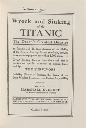 Lot #339 Titanic Books - Image 1