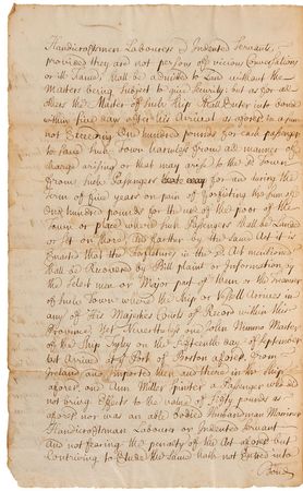 Lot #235 Samuel Adams, Sr Signed Document - Image 2