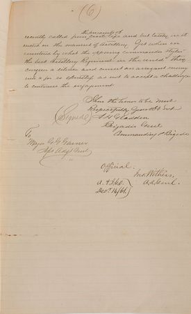 Lot #357 Adley H. Gladden: Report on the Battle of Pensacola - Image 6