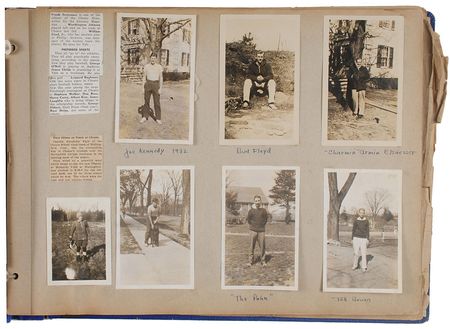 Lot #4 Joseph P. Kennedy, Jr. Signed Choate Photo