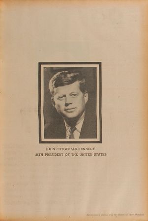 Lot #39 John F. Kennedy Assassination Newspapers Bound Newspapers - Image 3