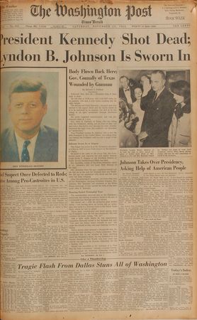 Lot #39 John F. Kennedy Assassination Newspapers Bound Newspapers - Image 4