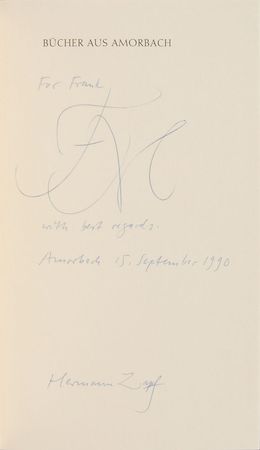 Lot #486 Hermann Zapf Book - Image 1