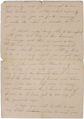 Lot #908 Thelma Todd: Exceedingly rare handwritten letter from Todd - Image 2