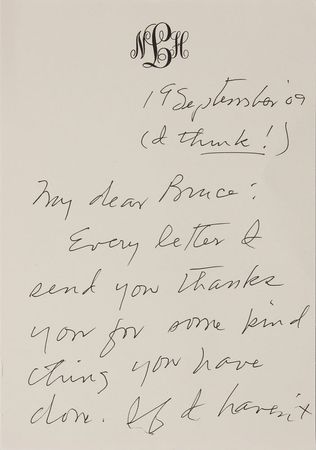 Lot #565 Harper Lee: “If I haven’t thanked you for the lovely photos,” writes Lee to an old friend, “it’s because I am crazy” - Image 1