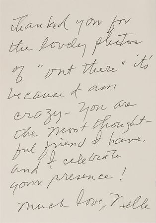 Lot #565 Harper Lee: “If I haven’t thanked you for the lovely photos,” writes Lee to an old friend, “it’s because I am crazy” - Image 2
