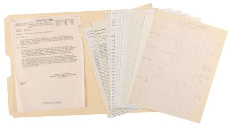 Lot #413 Neil Armstrong: 1958 Neil Armstrong F-104A Starfighter test flight report - Image 4