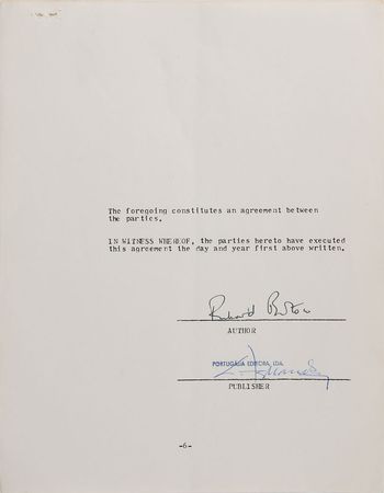 Lot #825 Actors and Actresses Signed Documents - Image 2