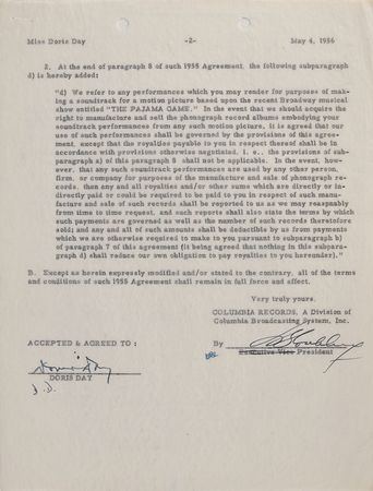 Lot #825 Actors and Actresses Signed Documents - Image 17