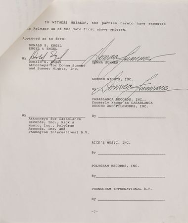 Lot #777 Popular Musicians Signed Documents - Image 4