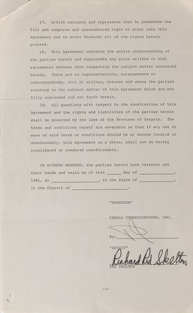 Lot #839 Comedians Signed Documents - Image 3