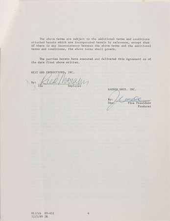 Lot #839 Comedians Signed Documents - Image 5