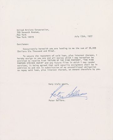 Lot #839 Comedians Signed Documents - Image 7