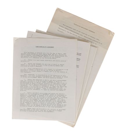 Lot #839 Comedians Signed Documents - Image 10