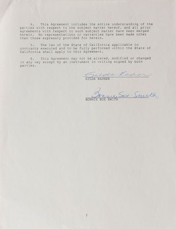 Lot #839 Comedians Signed Documents - Image 11