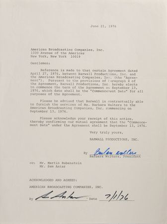 Lot #904 Television Signed Documents - Image 3