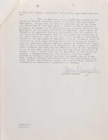 Lot #904 Television Signed Documents - Image 4