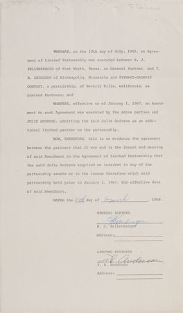 Lot #822 Academy Award Winners Signed Documents - Image 12