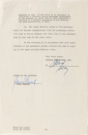 Lot #822 Academy Award Winners Signed Documents - Image 17