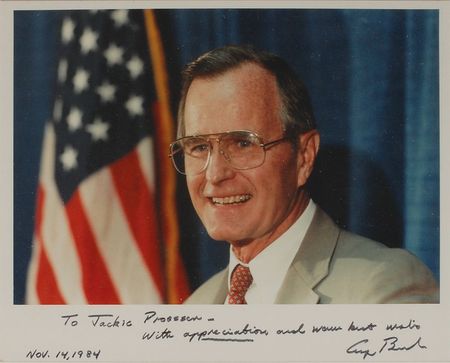 Lot #198 George Bush Signed Photograph - Image 2