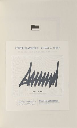 Lot #343 Donald Trump Book - Image 1