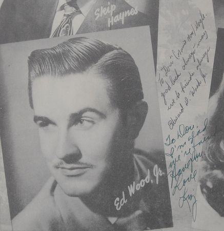 Lot #7371 Ed Wood Signed Program and Script - Image 2