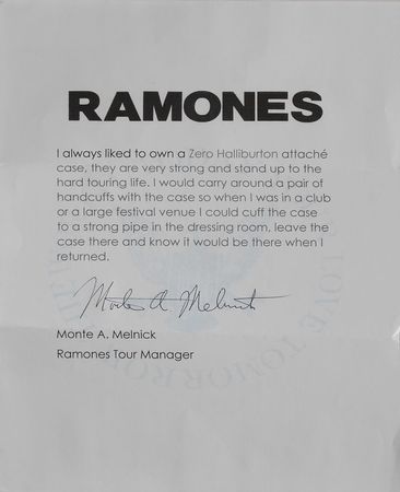 Lot #7280 Monte Melnick?s Early Ramones Briefcase and Archive - Image 5