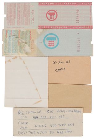 Lot #7291  Ramones Set of (5) Tickets - Image 2