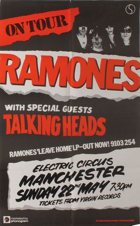 Lot #7286  Ramones 1977 Electric Circus UK Poster - Image 1