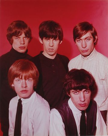 Lot #7110 Rolling Stones Pair of Oversized Photographs - Image 1