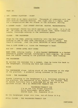 Lot #7421 X-Files Signed Script - Image 2