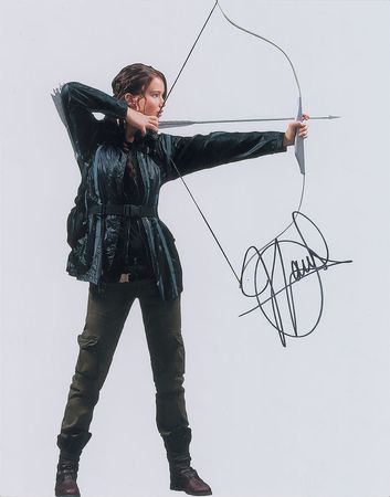 Lot #7414 Jennifer Lawrence Pair of Signed Photographs - Image 2