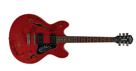 Lot #7149 Blues Legends Signed Guitar - Image 1