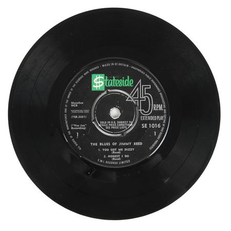 Lot #7155 Jimmy Reed Signed 45 RPM Record - Image 3