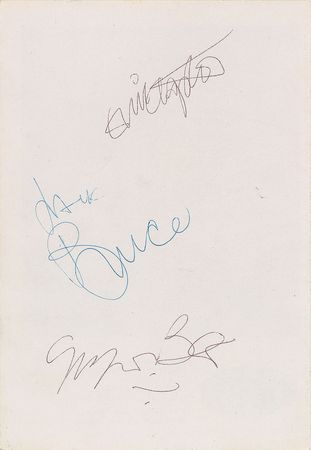 Lot #7192 Cream Signed Publicity Flyer - Image 1