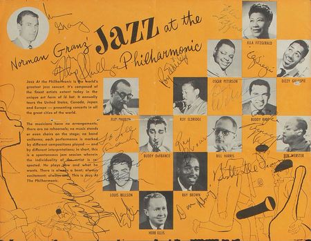 Lot #7156 Jazz Multi-Signed Program - Image 1