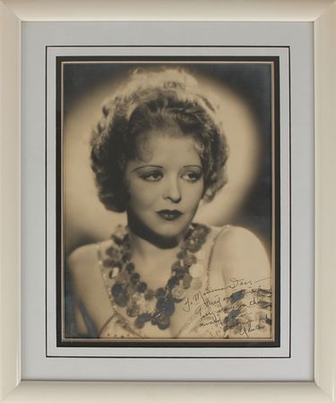 Lot #7332 Clara Bow Oversized Signed Photograph - Image 2